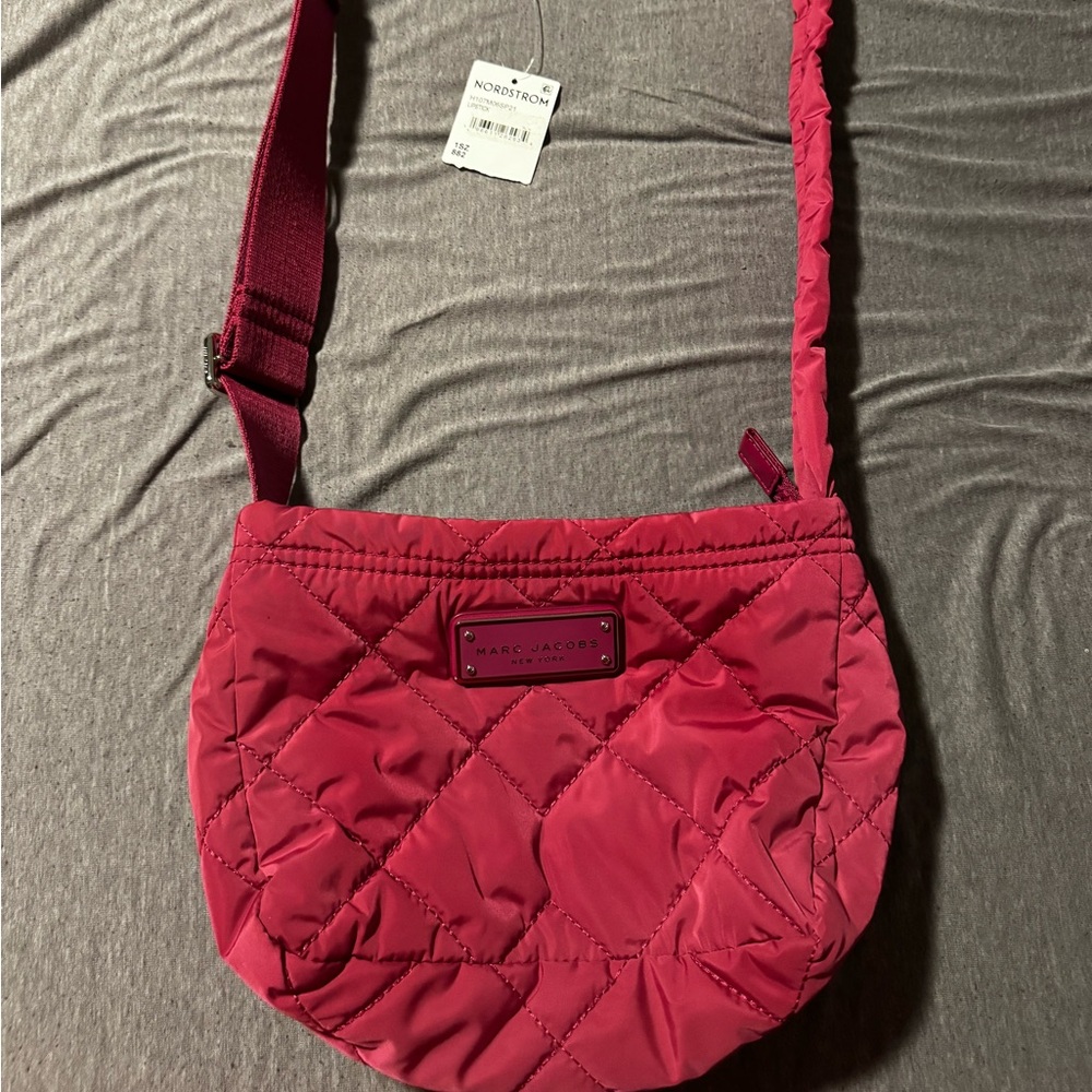 Marc Jacobs Quilted Hot Pink Crossbody Bag